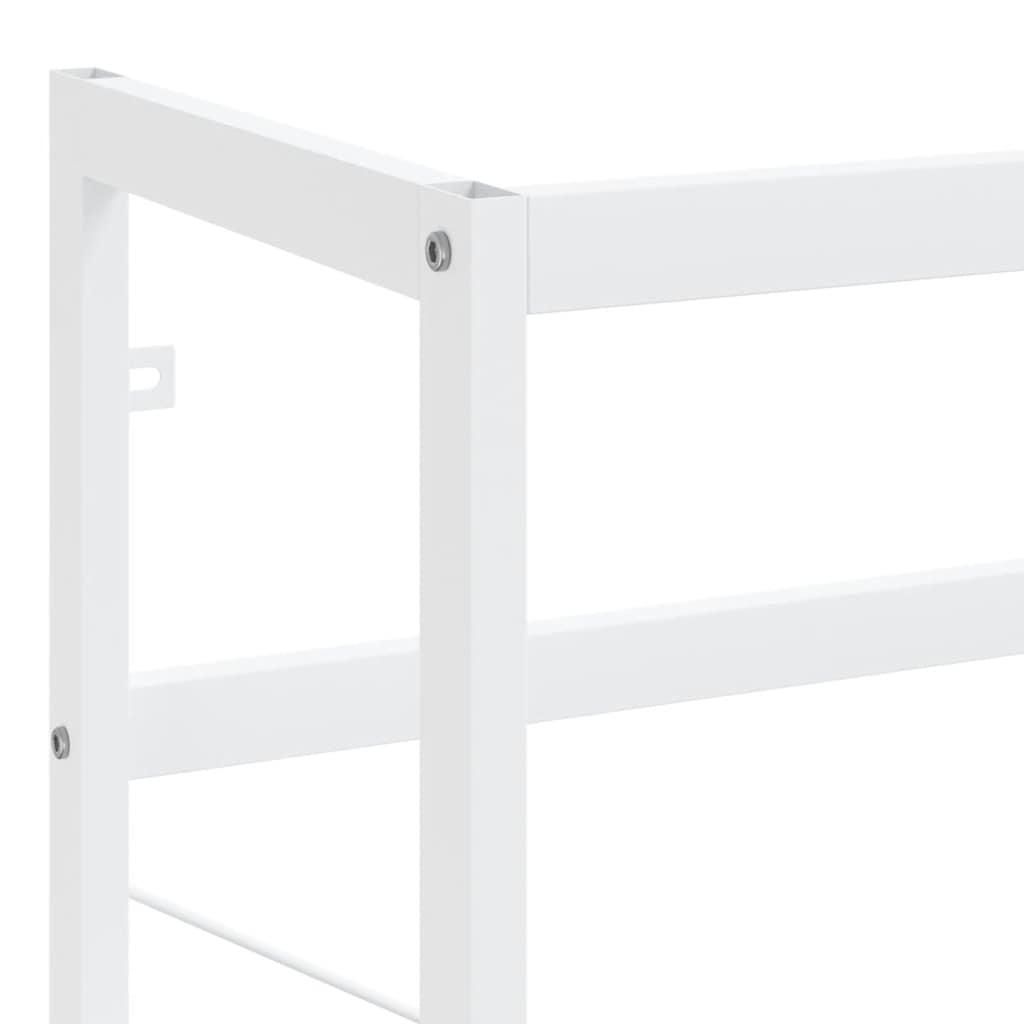 Struttura per Lavabo da Bagno Bianca 40x38x83 cm in Ferro | homemem39