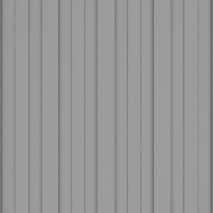 Pannelli da Tetto 12 pz in Acciaio Zincato Grigio 60x45 cm