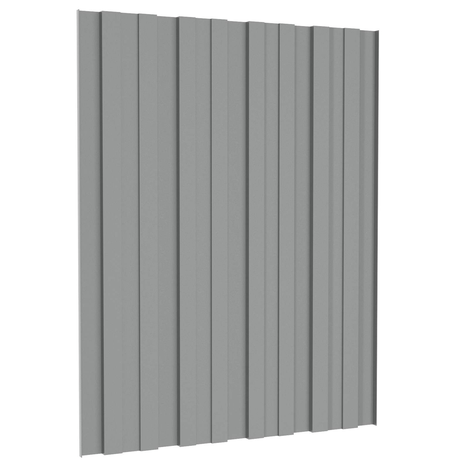 Pannello per tetto 12 pcs Grigio 60 x 45 cm Acciaio zincato | homemem39