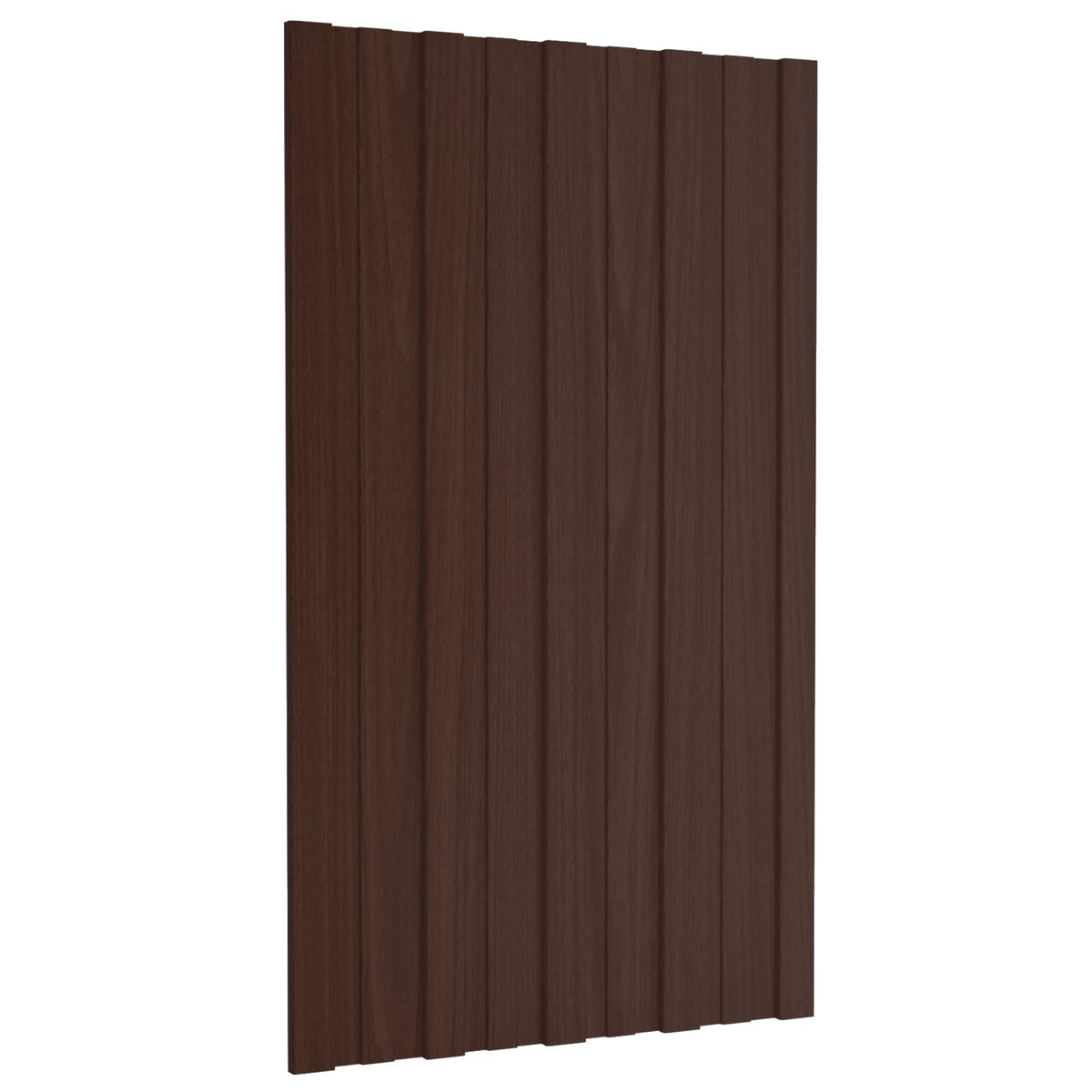 Pannello per tetto 12 pcs Marrone 80 x 45 cm Acciaio zincato | homemem39