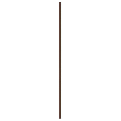 Pannello per tetto 12 pcs Marrone 80 x 45 cm Acciaio zincato | homemem39