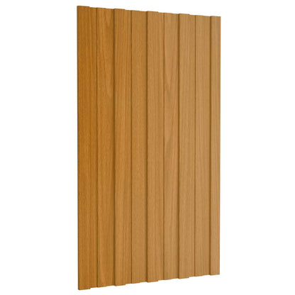 Pannello per tetto 12 pcs Naturale 80 x 45 cm Acciaio zincato | homemem39