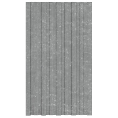 Pannelli da Tetto 12 pz in Acciaio Zincato Argento 80x45 cm - homemem39