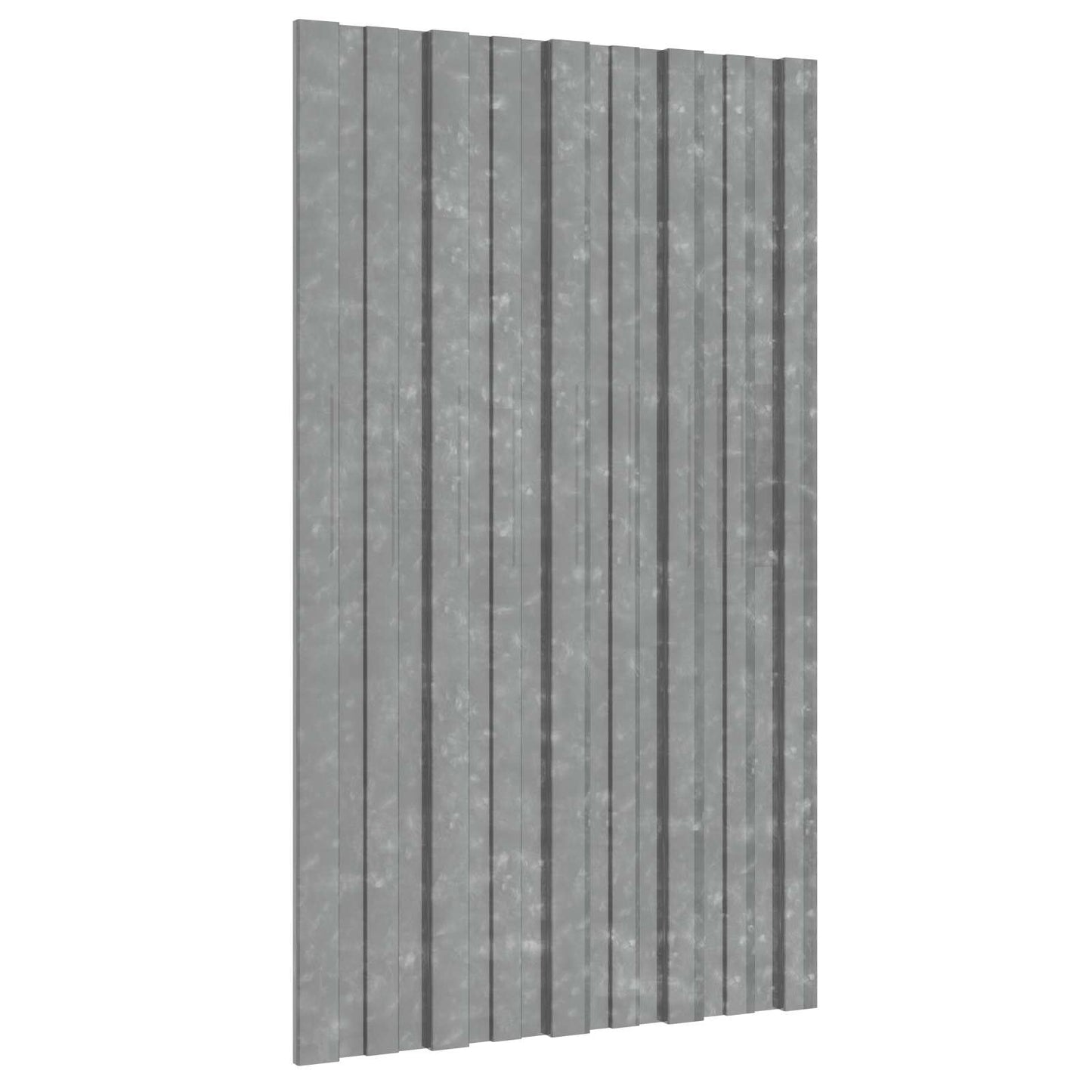 Pannello per tetto 12 pcs Argento 80 x 45 cm Acciaio zincato | homemem39