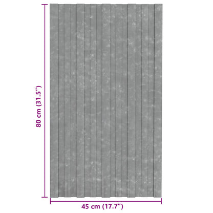 Pannello per tetto 12 pcs Argento 80 x 45 cm Acciaio zincato | homemem39