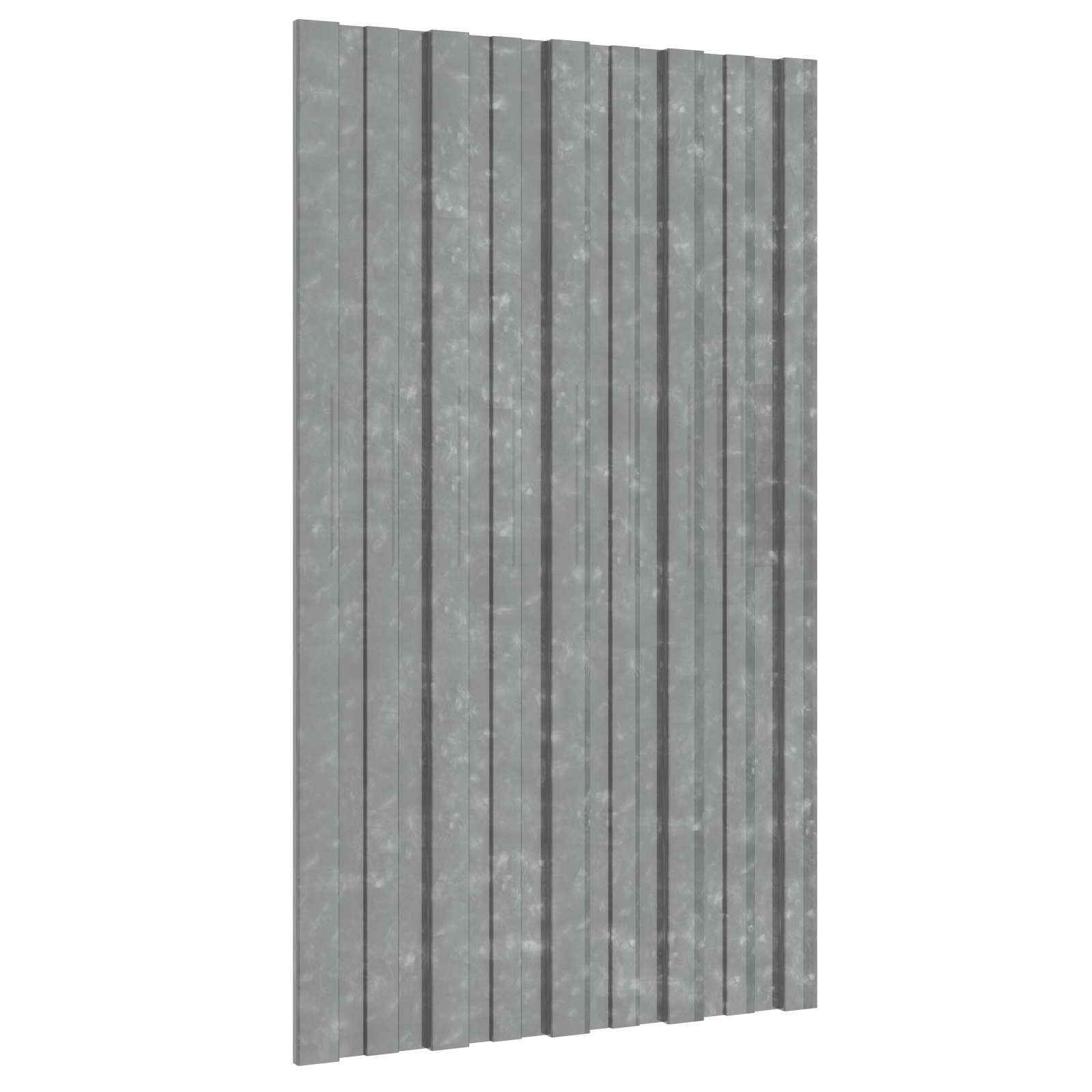 Pannello per tetto 36 pcs Argento 80 x 45 cm Acciaio zincato | homemem39