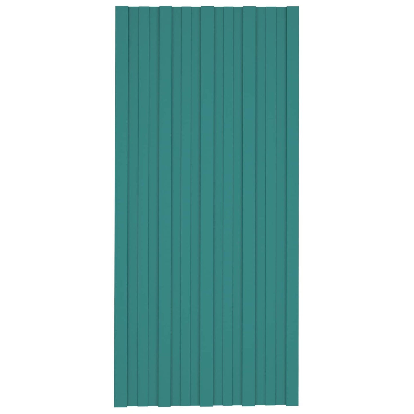 Pannello per tetto 36 pcs Verde 100 x 45 cm Acciaio zincato | homemem39