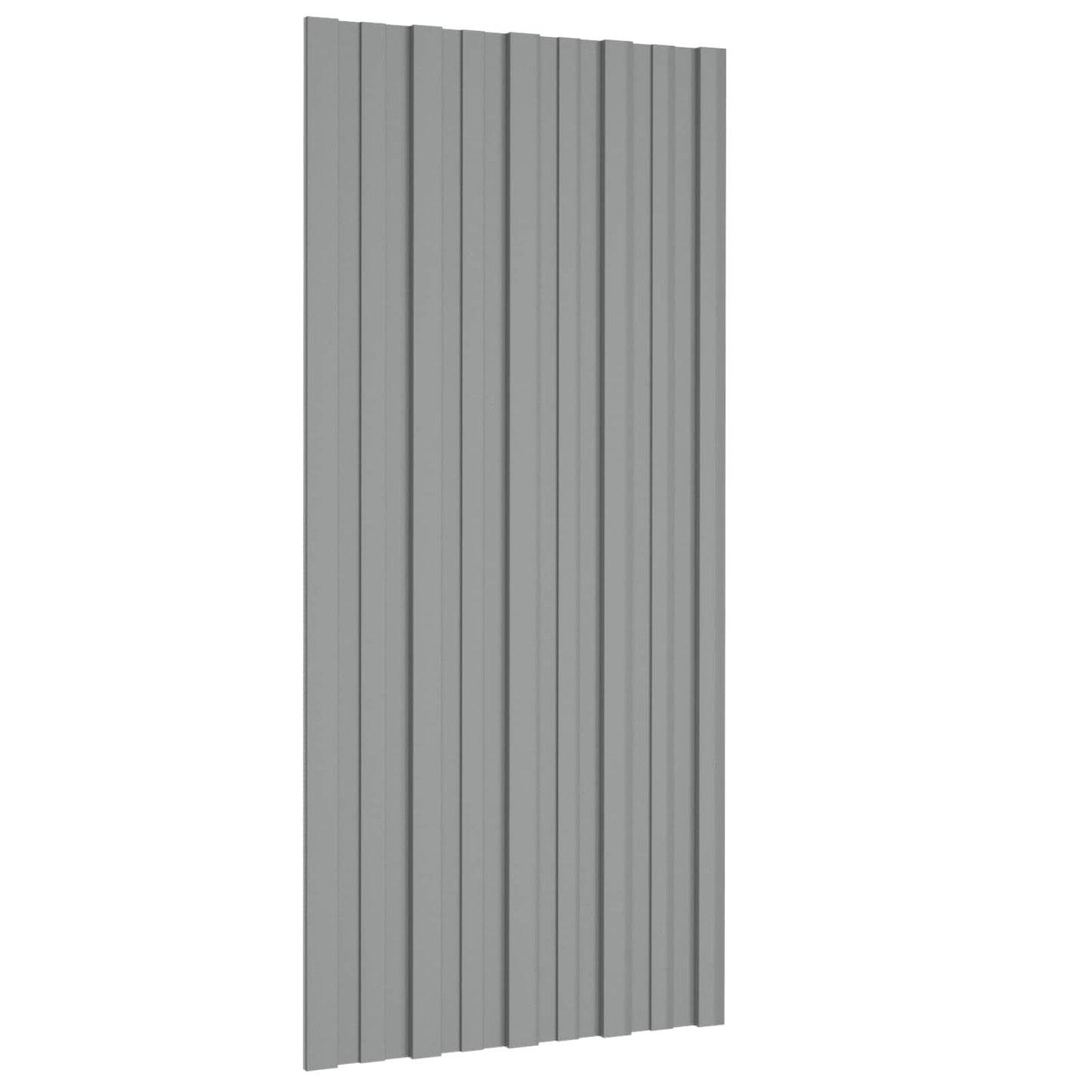 Pannello per tetto 36 pcs Grigio 100 x 45 cm Acciaio zincato | homemem39