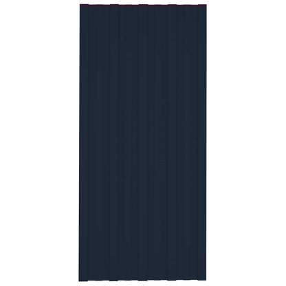 Pannello per tetto 12 pcs Antracite 100 x 45 cm Acciaio zincato | homemem39