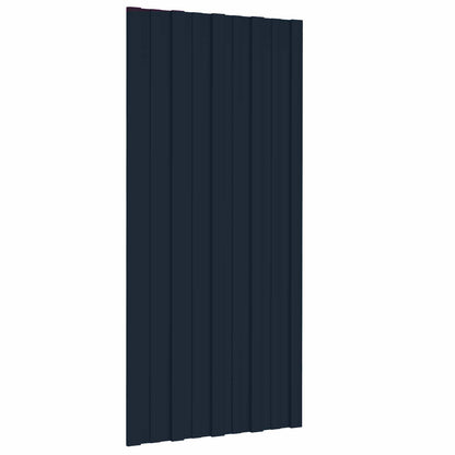 Pannello per tetto 36 pcs Antracite 100 x 45 cm Acciaio zincato | homemem39