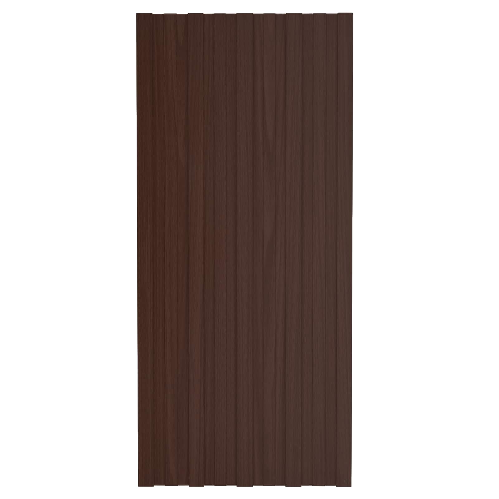 Pannello per tetto 12 pcs Marrone 100 x 45 cm Acciaio zincato | homemem39