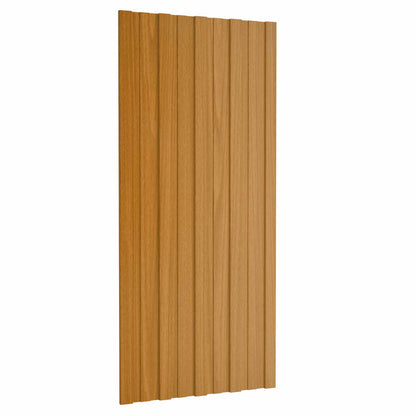 Pannello per tetto 36 pcs Naturale 100 x 45 cm Acciaio zincato | homemem39