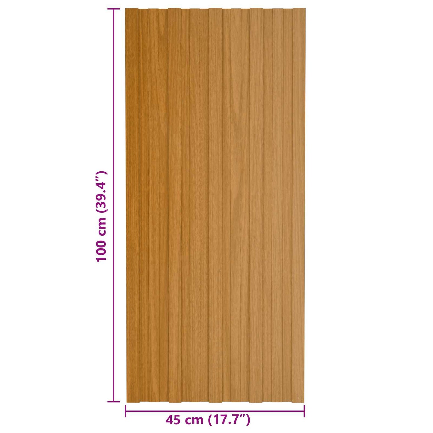 Pannello per tetto 36 pcs Naturale 100 x 45 cm Acciaio zincato | homemem39