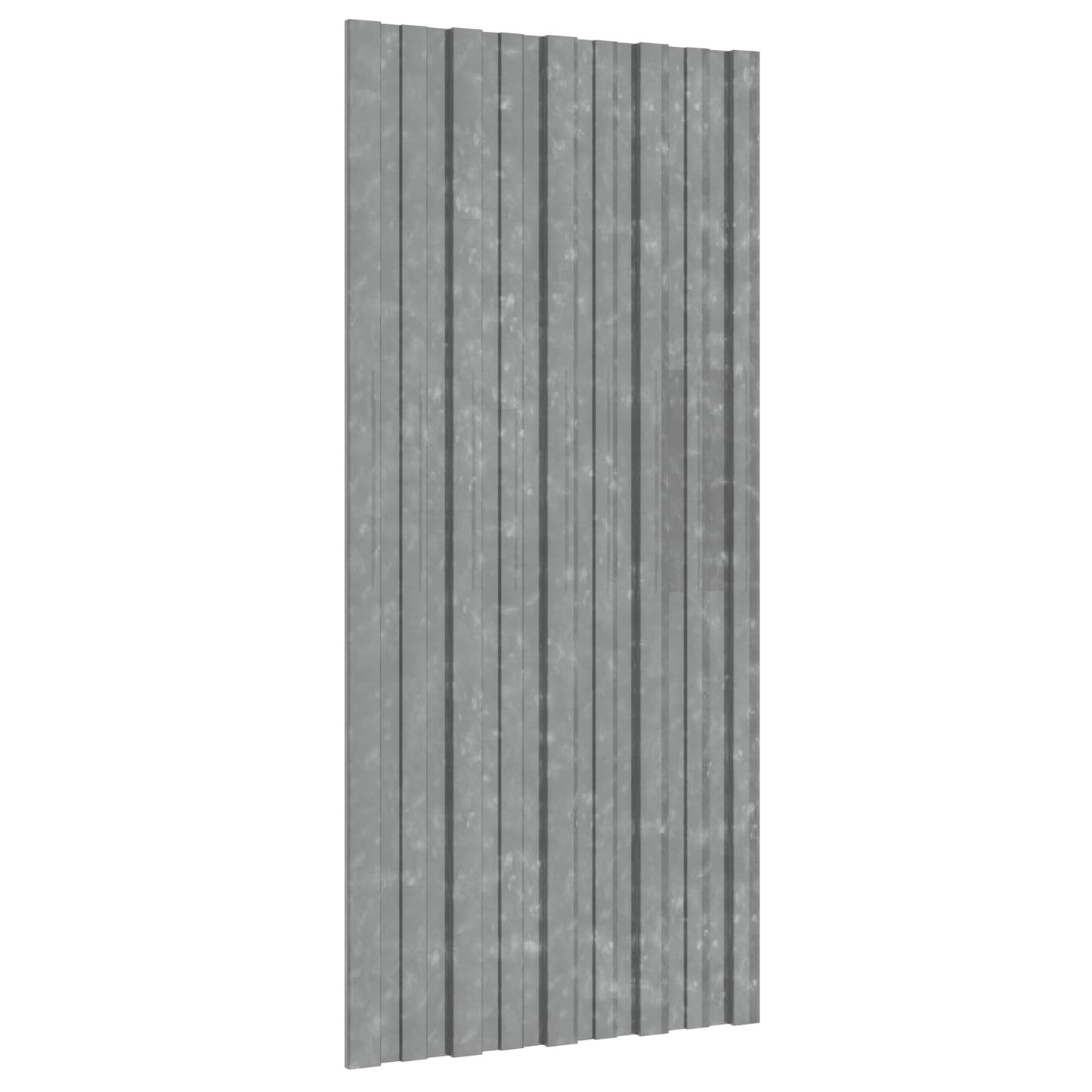 Pannello per tetto 12 pcs Argento 100 x 45 cm Acciaio zincato | homemem39