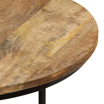 Tavolini Impilabili 2 pz in Legno di Mango Grezzo | homemem39