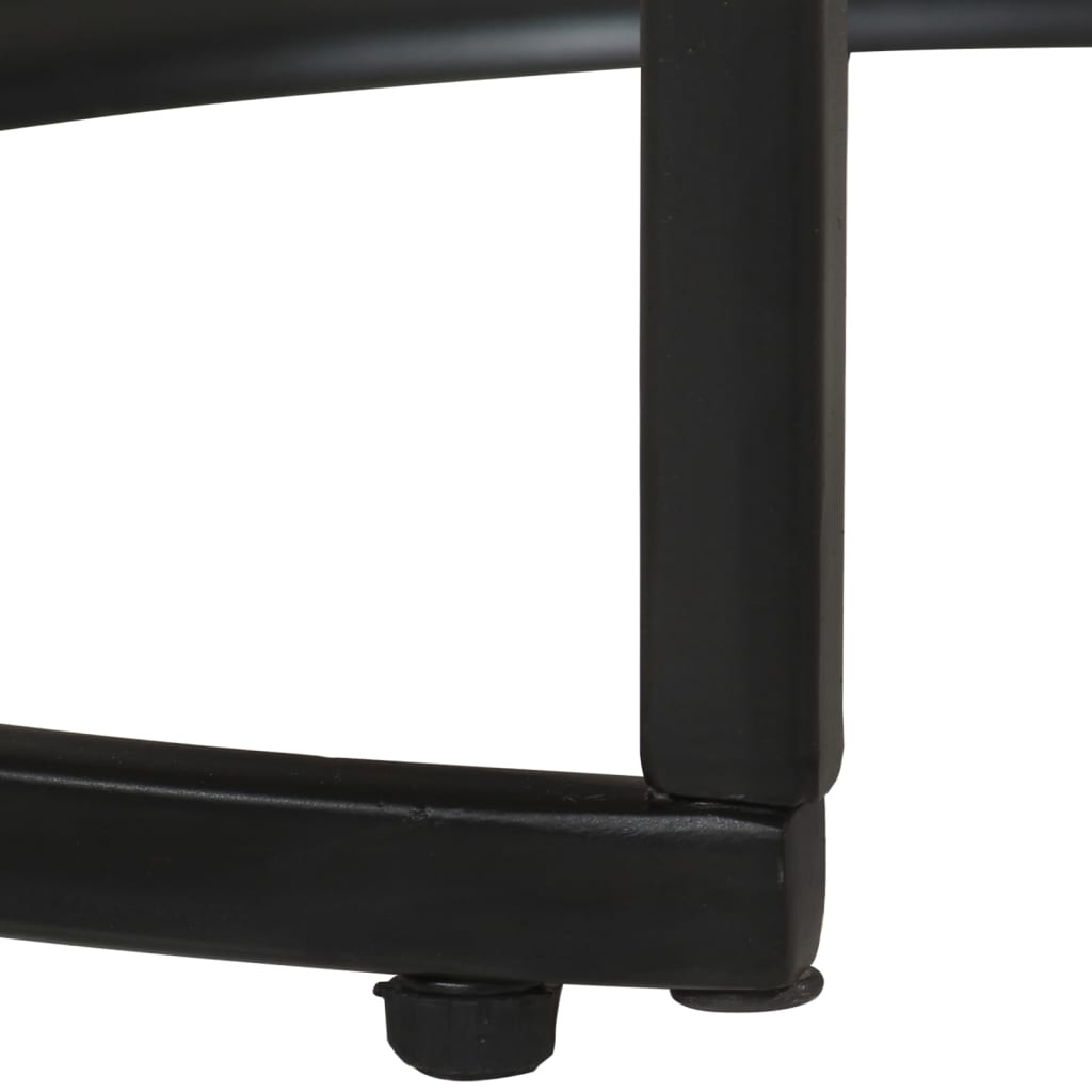 Tavolini Impilabili 2 pz in Legno di Mango Grezzo | homemem39