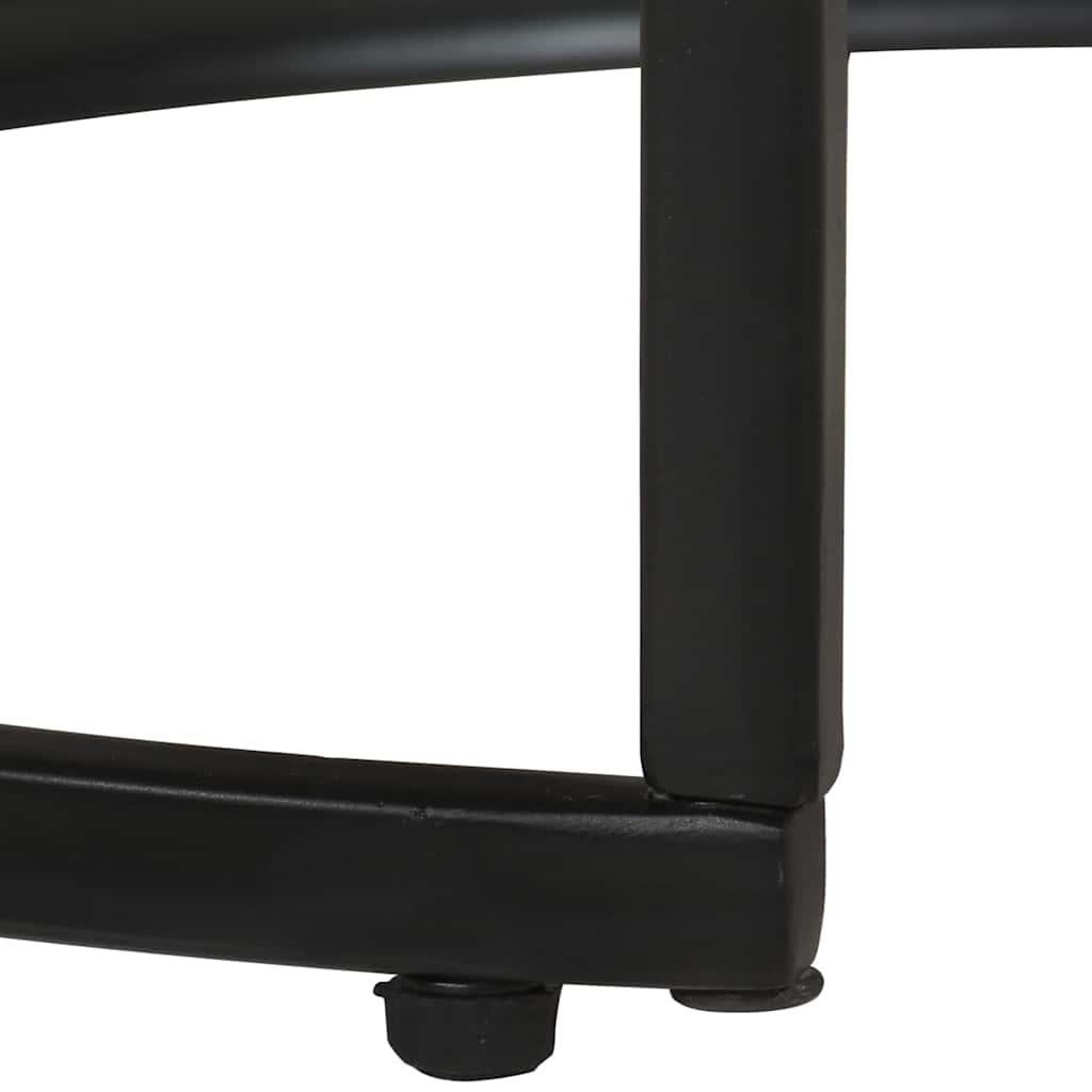 Tavolini Impilabili 3 pz in Legno di Mango Grezzo