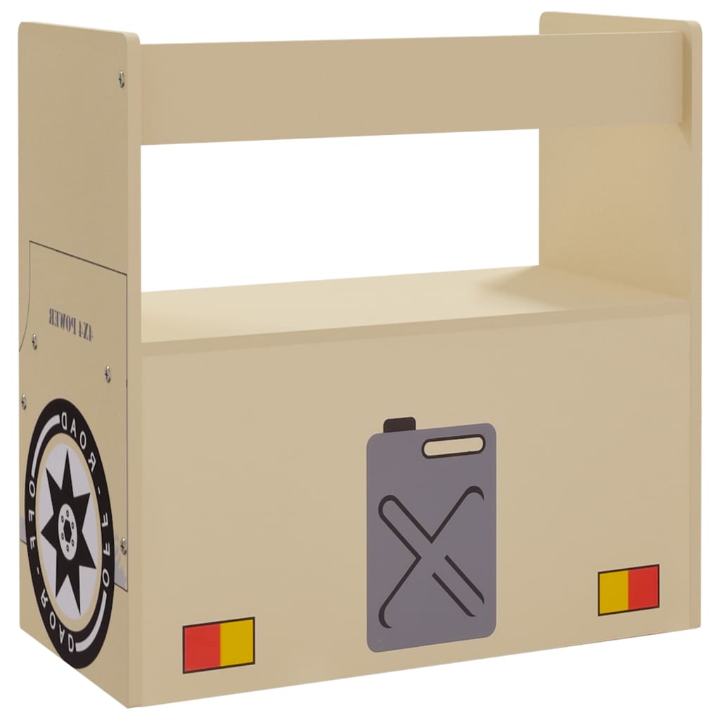 Set Tavolo e Sedia per Bambini 3 pz Auto Fuoristrada in MDF - homemem39
