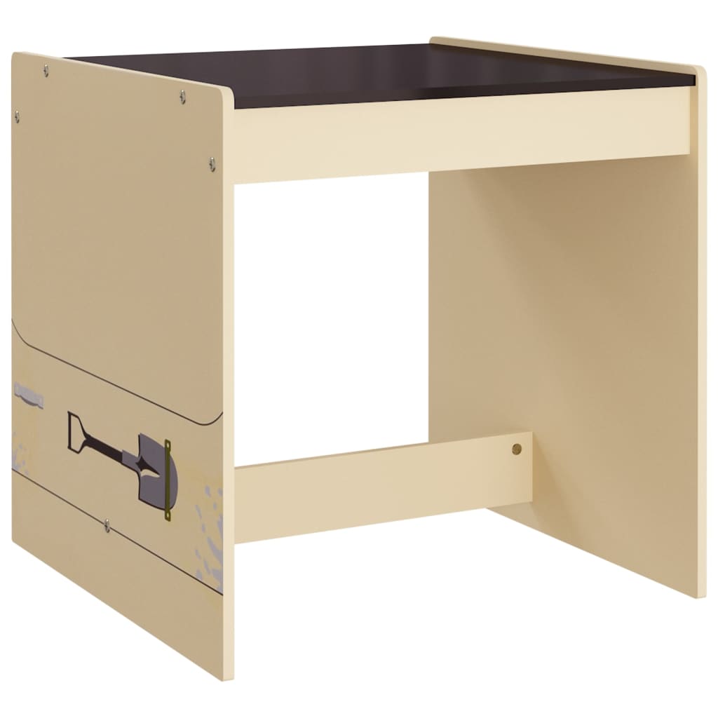 Set Tavolo e Sedia per Bambini 3 pz Auto Fuoristrada in MDF - homemem39