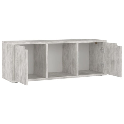 Mobile Porta TV Cemento 88,5x27,5x30,5 cm in Legno Multistrato - homemem39