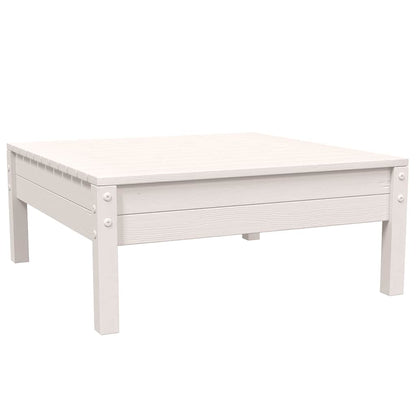 Set Divani da Giardino 3 pz con Cuscini Massello Pino Bianco | homemem39