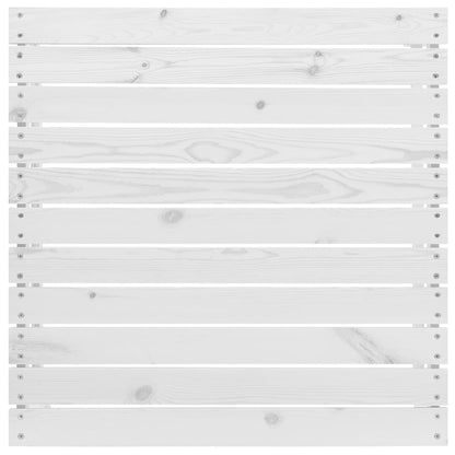 Set Divani da Giardino 3 pz con Cuscini Massello Pino Bianco | homemem39