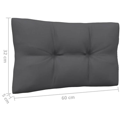 Set Divani da Giardino 3 pz con Cuscini Massello Pino Bianco | homemem39