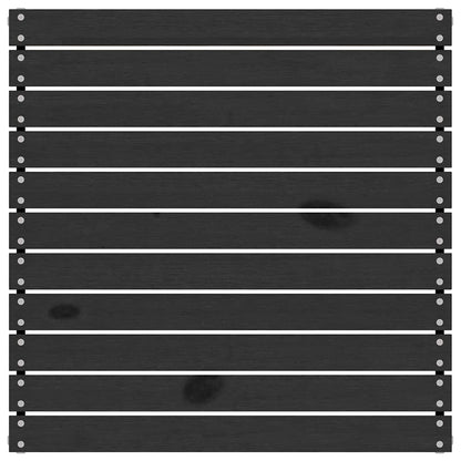 Set Divani da Giardino 3 pz con Cuscini Neri Massello di Pino - homemem39