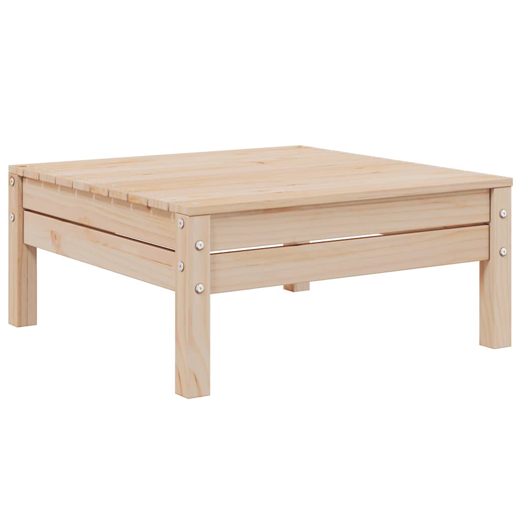 Set Divani da Giardino 3 pz con Cuscini Crema Massello di Pino - homemem39