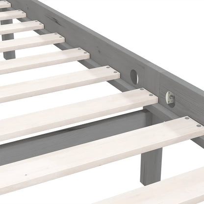 Giroletto Grigio in Legno Massello di Pino 200x200 cm - homemem39