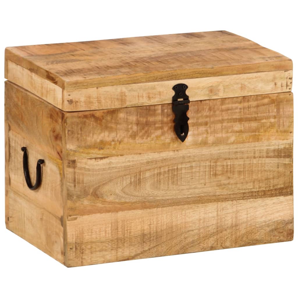 Contenitore Portaoggetti 39x28x31cm in Legno Massello di Mango - homemem39