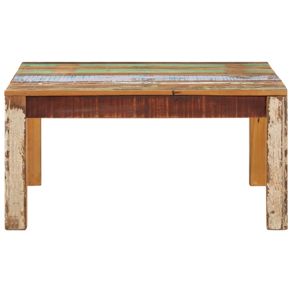 Tavolino da Salotto 80x80x40 cm in Legno Massello di Recupero | homemem39