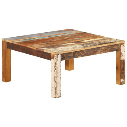 Tavolino da Salotto 80x80x40 cm in Legno Massello di Recupero | homemem39