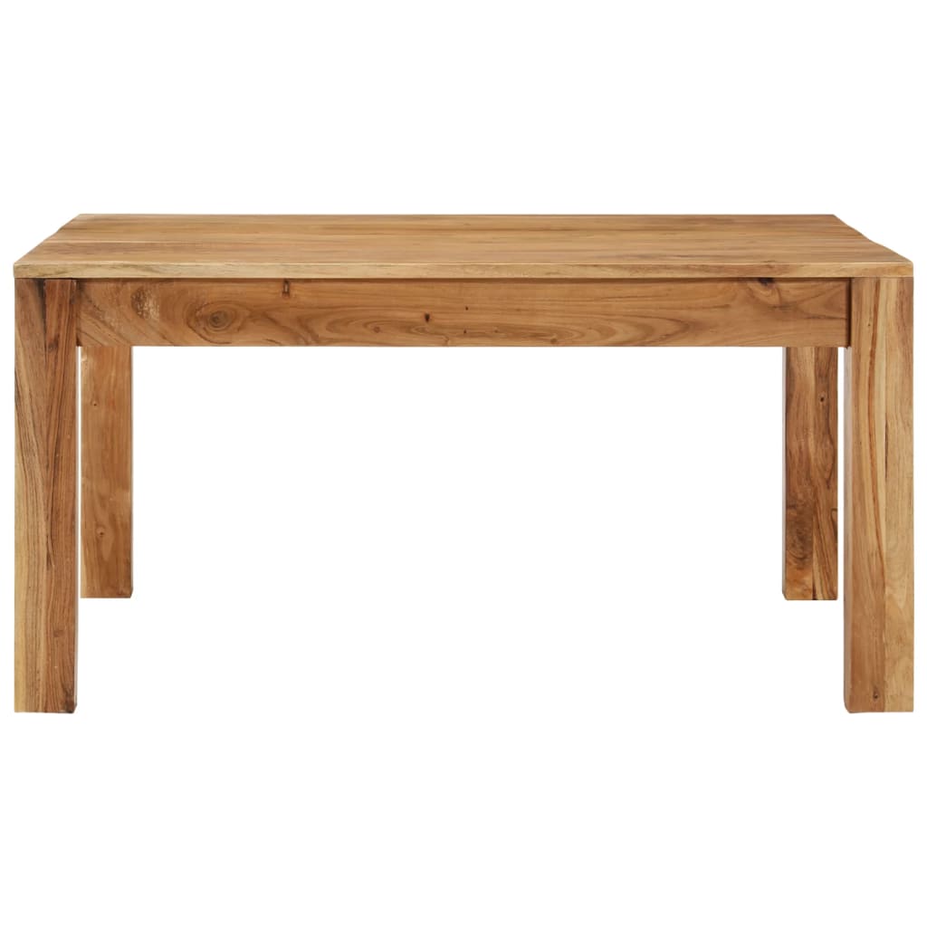 Tavolino da Salotto 80x80x40 cm in Legno Massello di Acacia | homemem39
