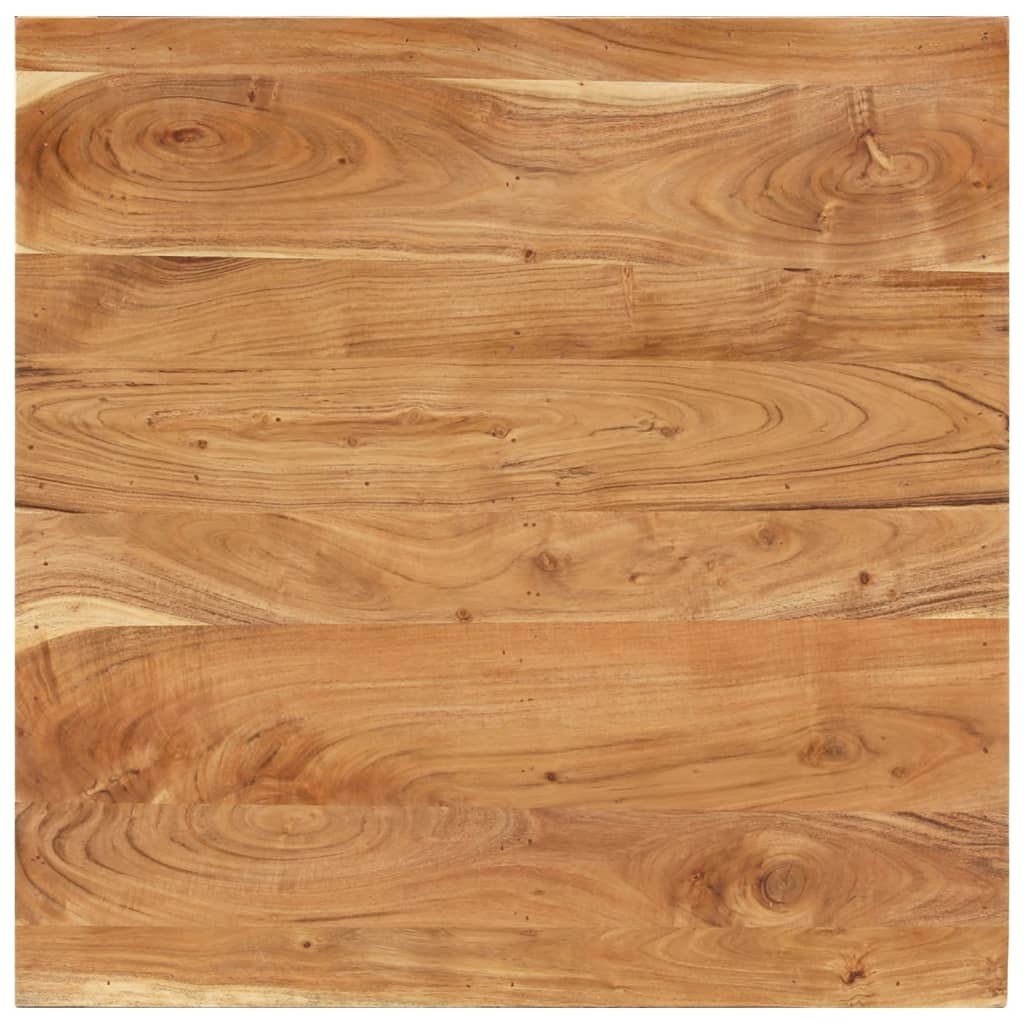 Tavolino da Salotto 80x80x40 cm in Legno Massello di Acacia | homemem39