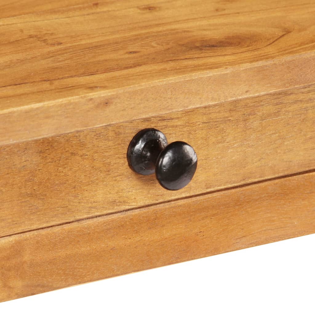 Tavolo Consolle 100x40x76 cm in Legno Massello d'Acacia | homemem39