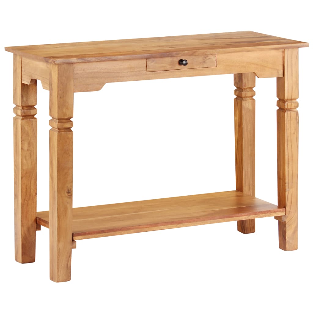 Tavolo Consolle 100x40x76 cm in Legno Massello d'Acacia | homemem39