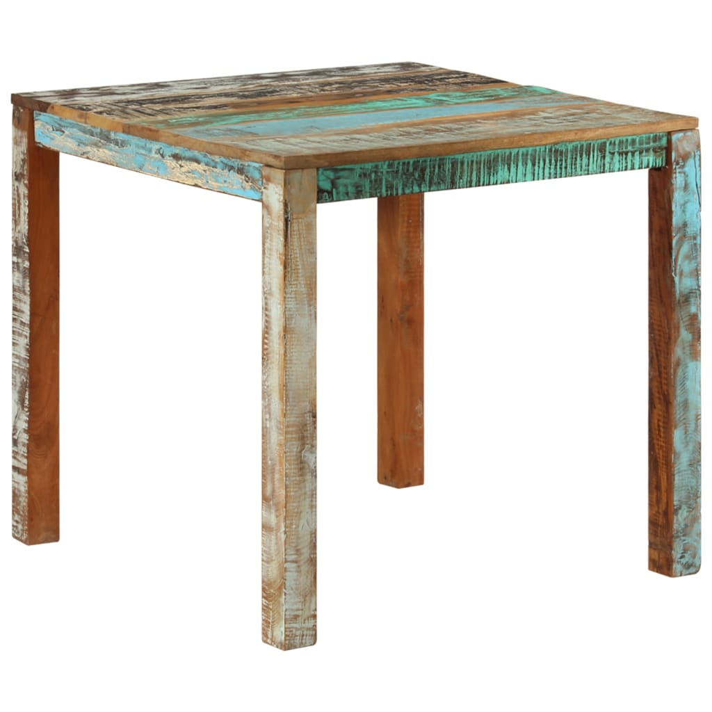 Tavolo da Pranzo 82x80x76 cm in Legno Massello di Recupero | homemem39