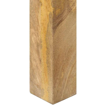 Tavolo Consolle 110x35x76 cm in Legno Massello di Mango Grezzo