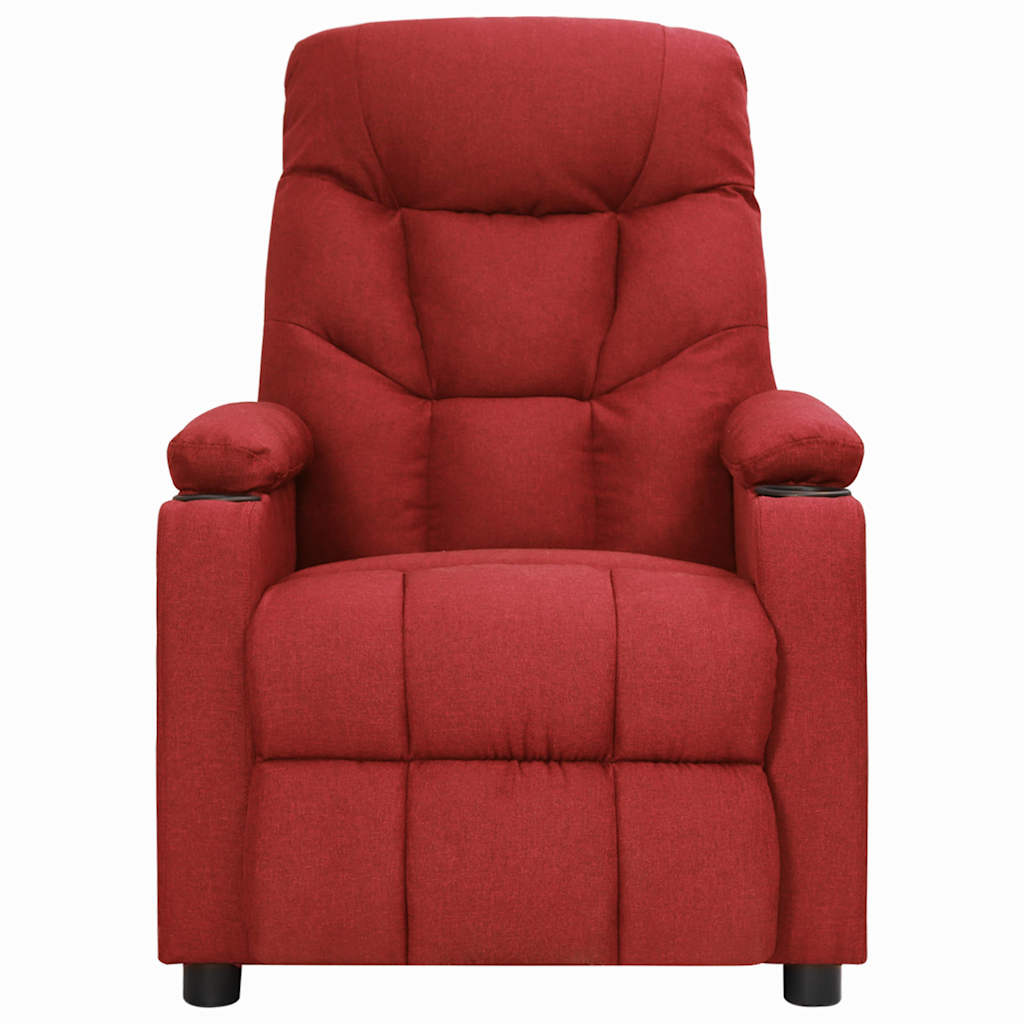 Poltrona Reclinabile in Rosso Vino