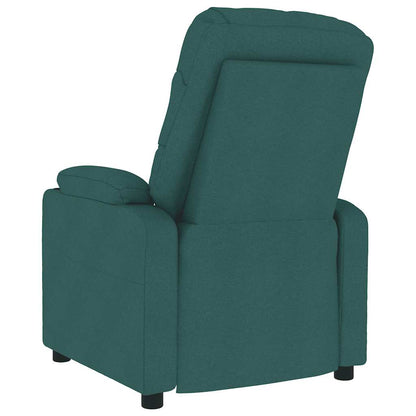 Poltrona Massaggiante Verde Scuro in Tessuto | homemem39