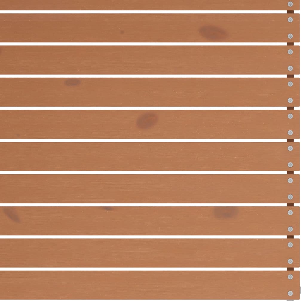 Set Salotto da Giardino 8pz Marrone Ambra Legno Massello Pino - homemem39