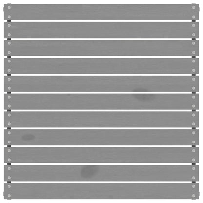 Set Divani da Giardino 5 pz Grigio in Legno Massello di Pino