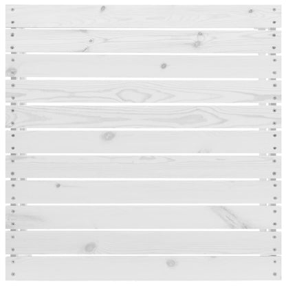 Set Divani da Giardino 7 pz Bianco in Legno Massello di Pino - homemem39