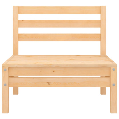 Set Divani da Giardino 3 pz in Legno Massello di Pino