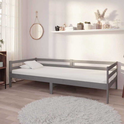 Divano Letto con Materasso 90x200 cm in Legno di Pino
