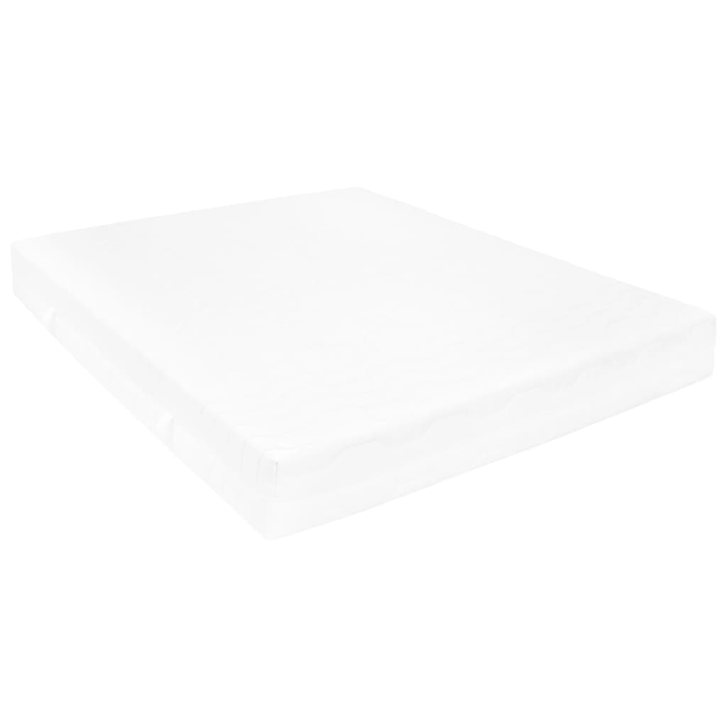 Divano Letto con Materasso 90x200 cm Bianco in Legno di Pino | homemem39