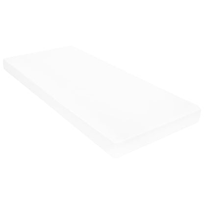 Divano Letto con Materasso 90x200 cm Bianco in Legno di Pino | homemem39