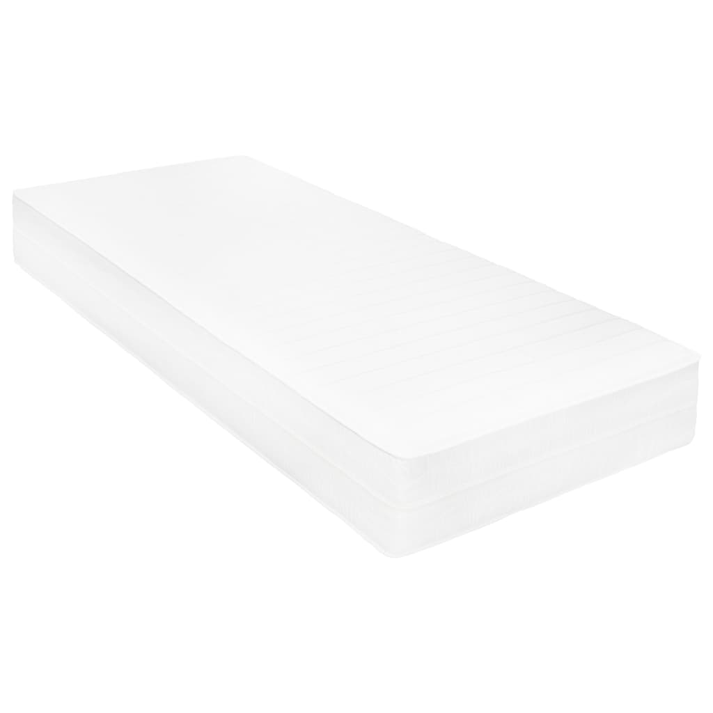Divano Letto con Materasso 90x200 cm Grigio in Legno di Pino | homemem39