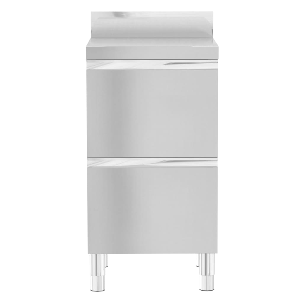 Mobili da cucina commerciali 3 pz in acciaio inox - homemem39